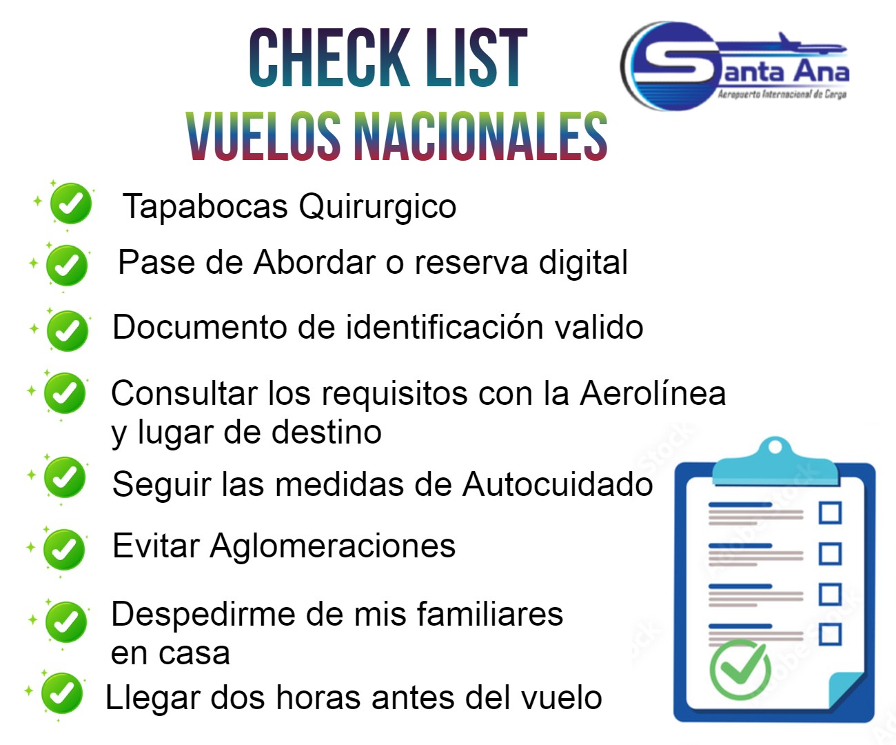 En este momento estás viendo Check list Vuelos Nacionales