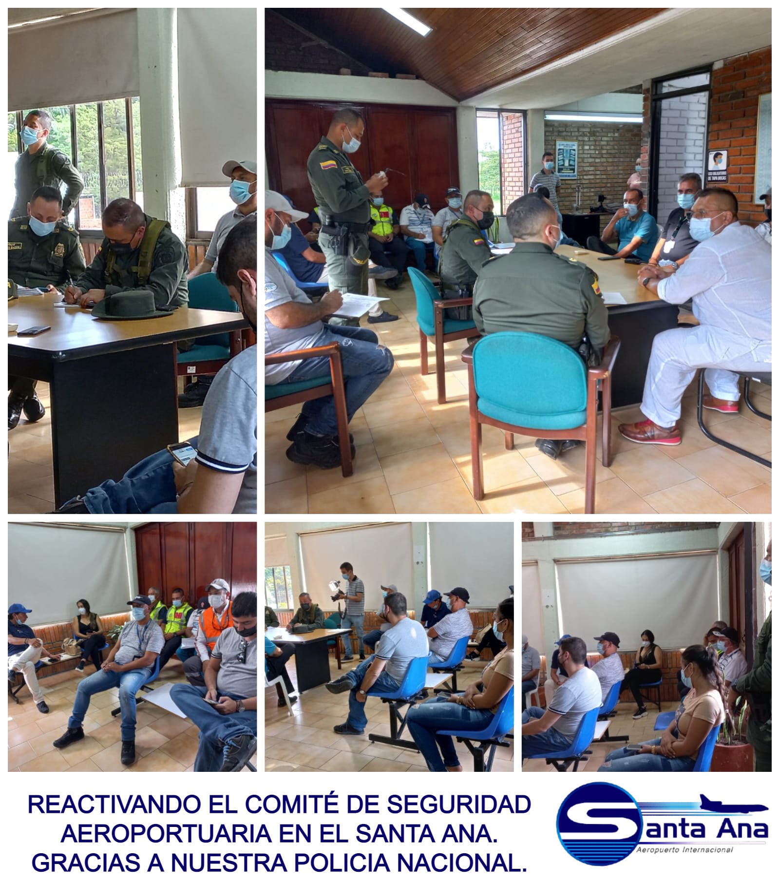 En este momento estás viendo REACTIVANDO EL COMITÉ DE SEGURIDAD AEROPORTUARIA EN EL SANTA ANA.<br>GRACIAS A NUESTRA POLICIA NACIONAL.