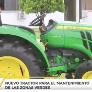 Lee más sobre el artículo Nuevo tractor para mantenimiento zonas verdes