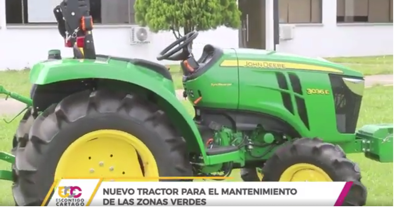 En este momento estás viendo Nuevo tractor para mantenimiento zonas verdes