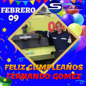 Lee más sobre el artículo FELIZ CUMPLEAÑOS FERNANDO GOMEZ