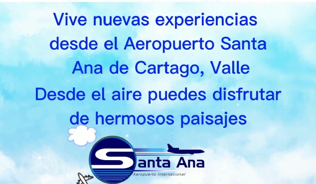 En este momento estás viendo Vive nuevas experiencias desde el Aeropuerto Santa Ana de Cartago- Valle desde el aire puedes disfrutar de hermosos paisajes