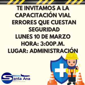Lee más sobre el artículo INVITACIÓN CAPACITACIÓN «ERRORES QUE CUESTAN LA VIDA»