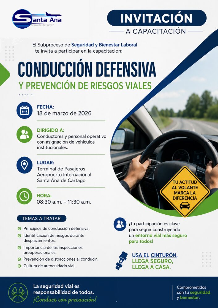 En este momento estás viendo INVITACIÓN CAPACITACIÓN CONDUCCIÓN DEFENSIVA