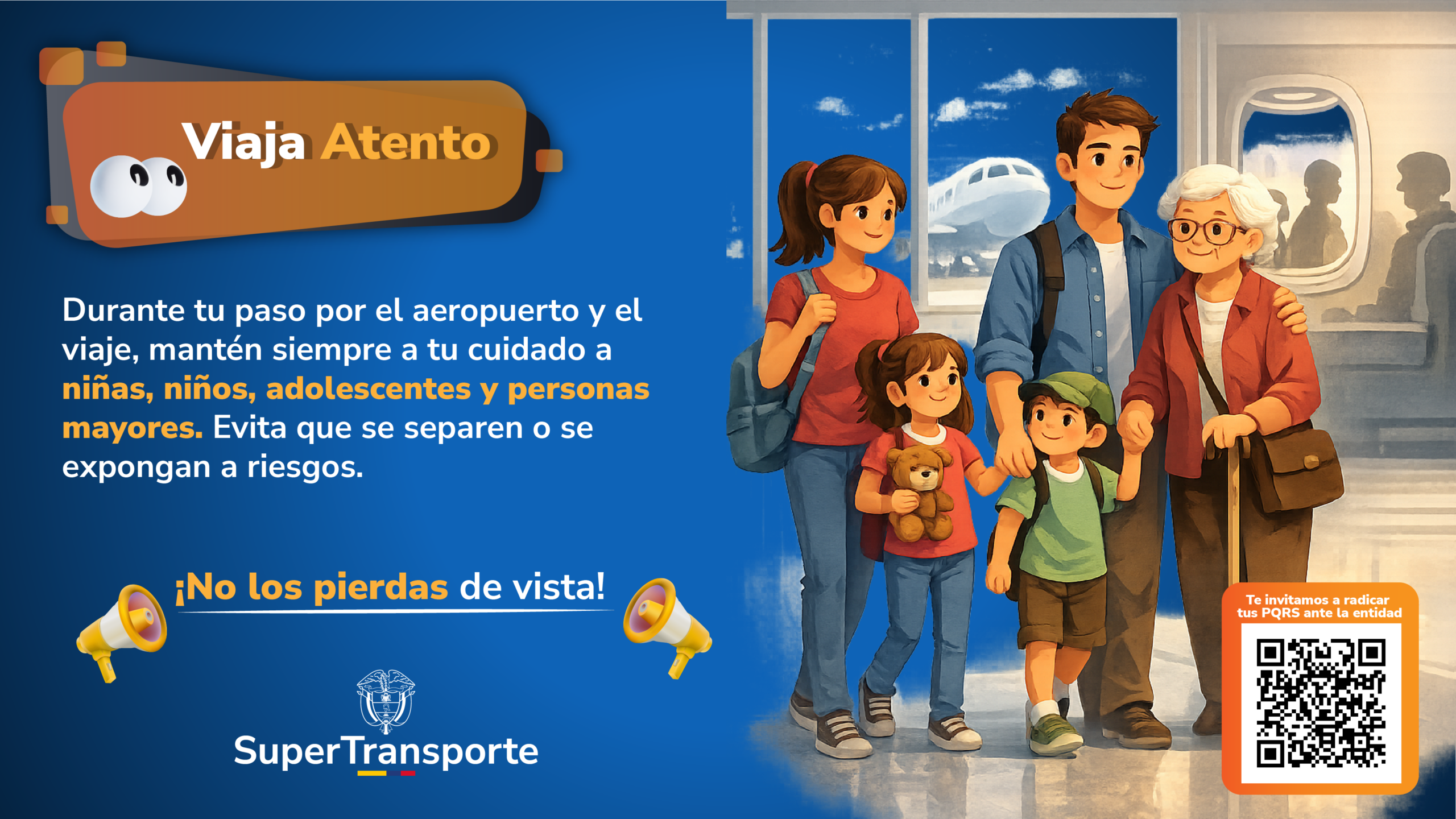 En este momento estás viendo CAMPAÑA INFORMATIVA PARA LA TEMPORADA ALTA DE MITAD DE AÑO 2026 “TU MEJOR EQUIPAJE: TUS DERECHOS”.